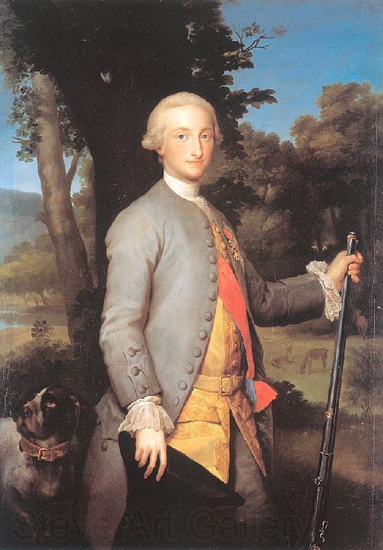 MENGS, Anton Raphael Charles IV as Prince Norge oil painting art
